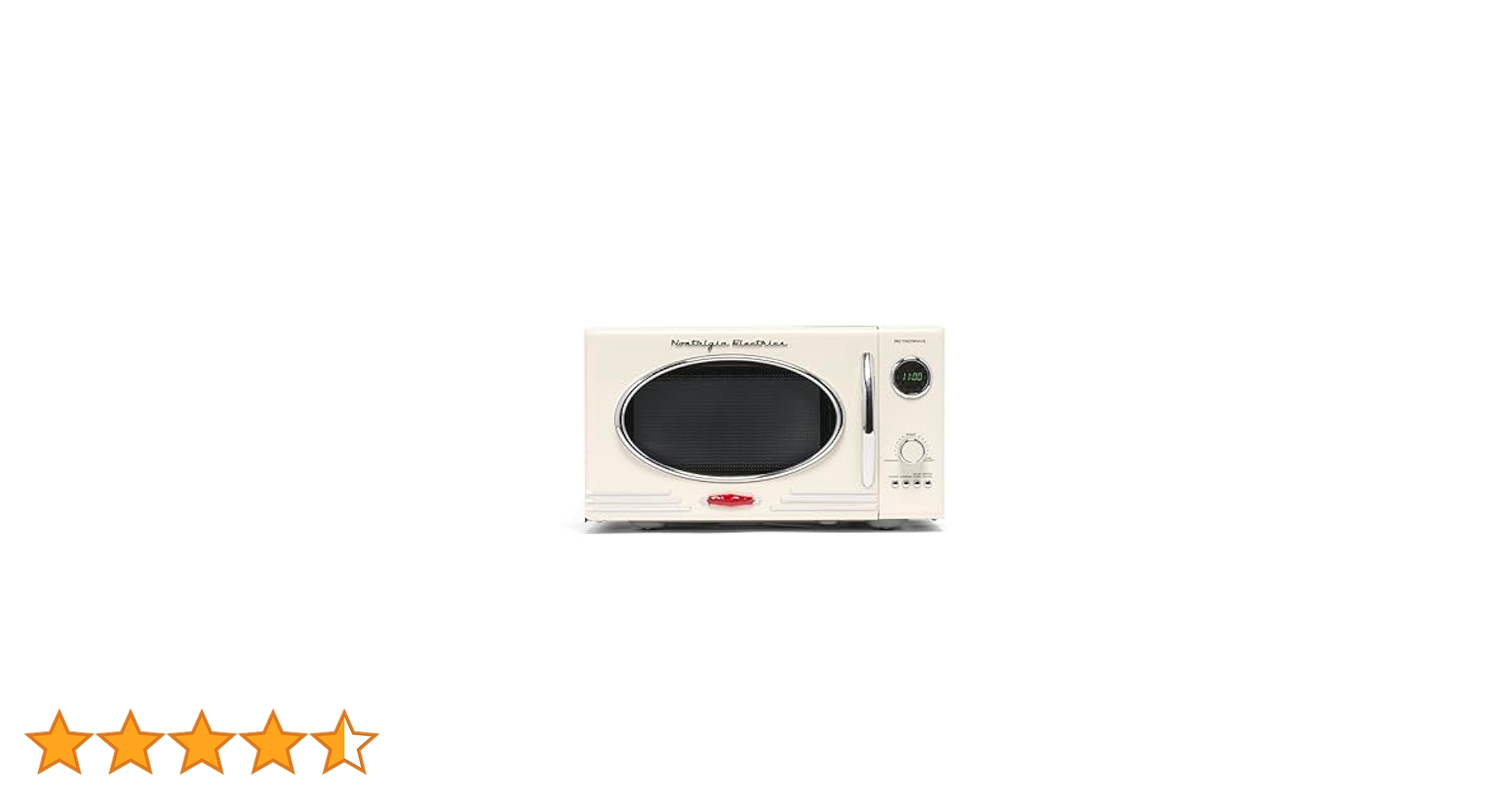 Amazon | ノスタルジア レトロ カウンタートップ 電子レンジ